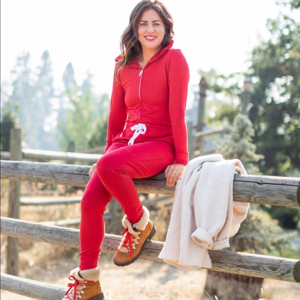 Red smash & tess Harris hoodie